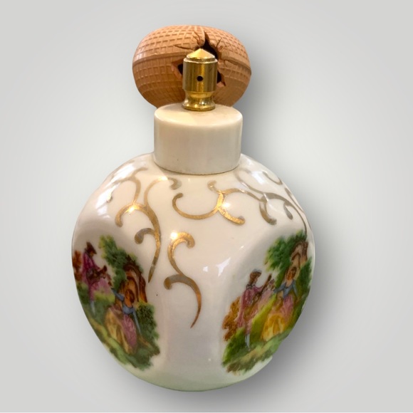 Vintage RARE Irice Hand Painted Perfume Bottle - Picture 10 of 12
